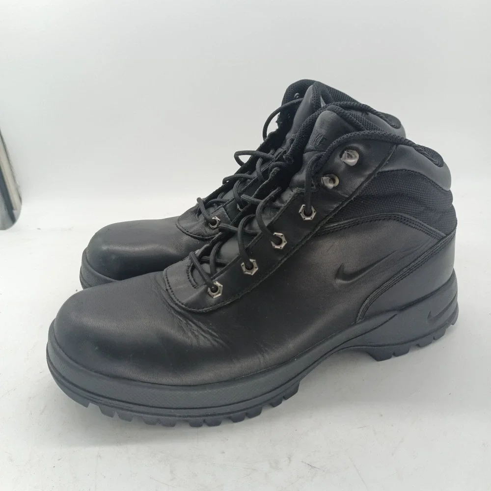 Nike ACG Manoa Leather Boots Black 333667-001 Mens Size 10 s13